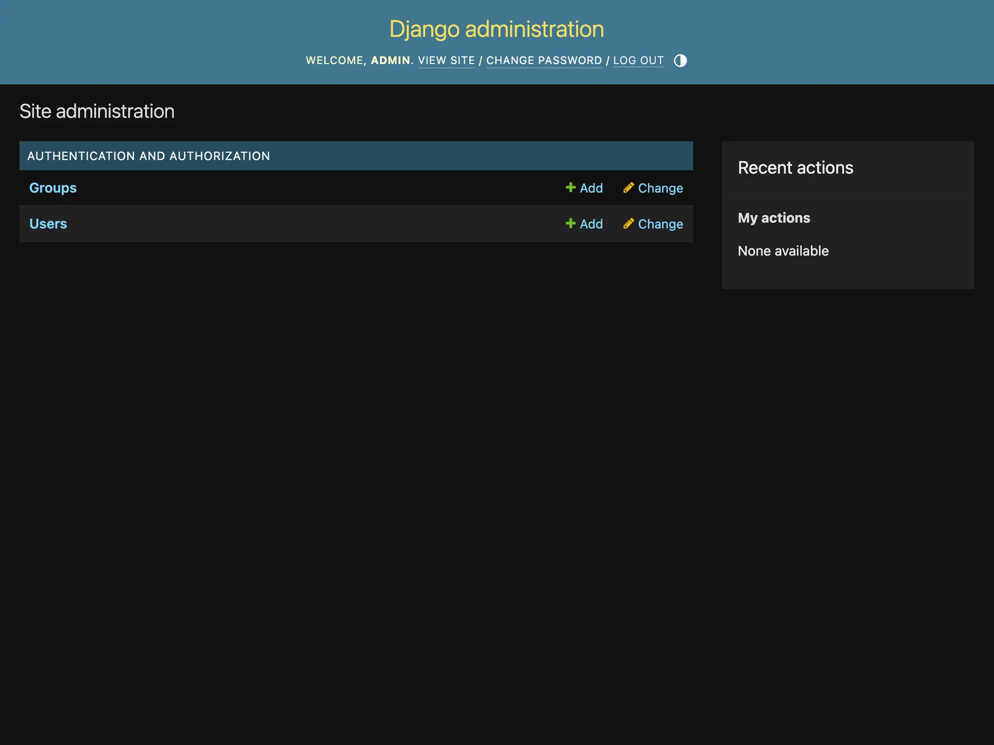 Django Admin View on Sliplane